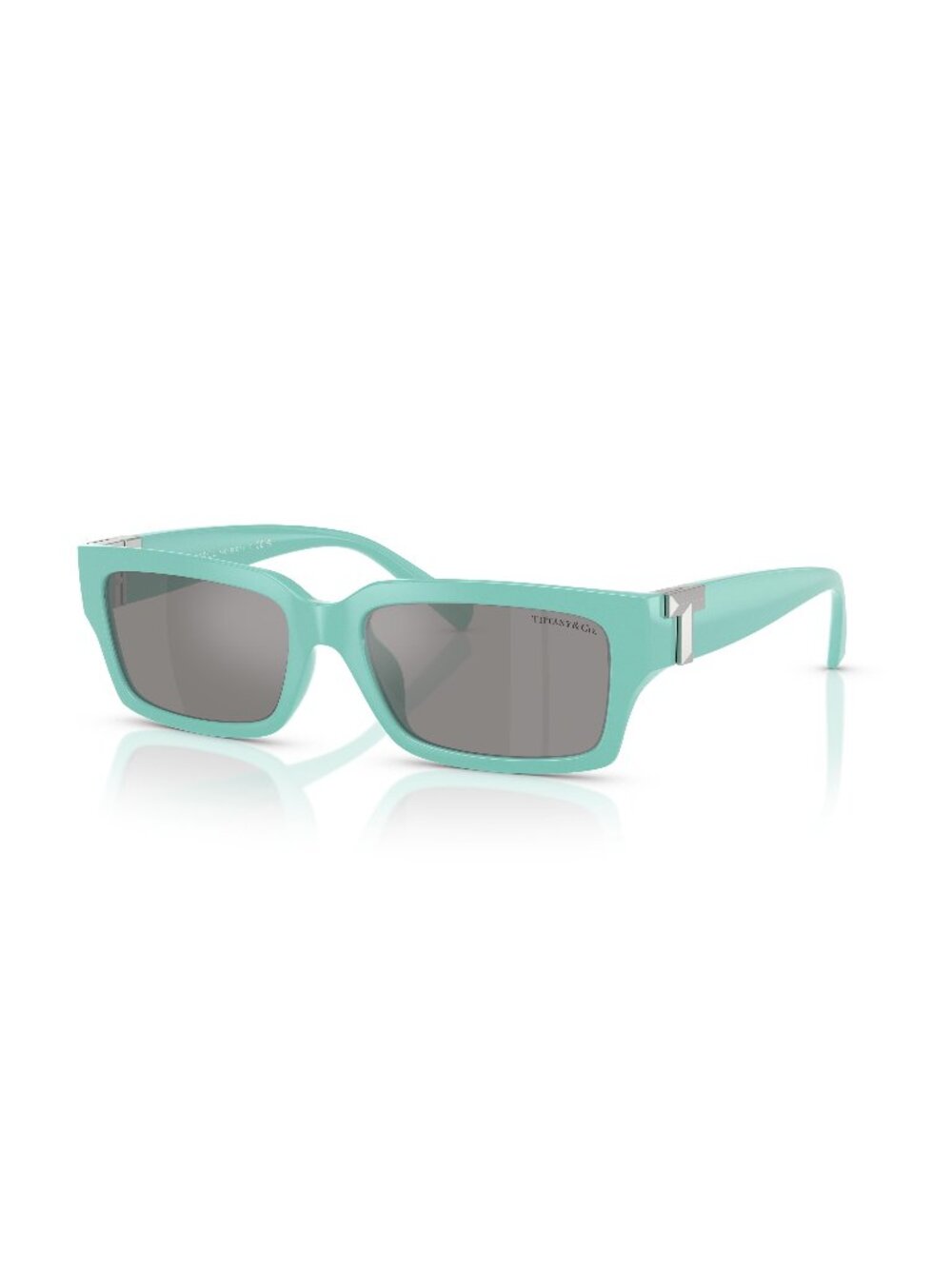 New Tiffany Unisex Sunglasses Blue Square Grey Lens Injected Frame TF4226U 56